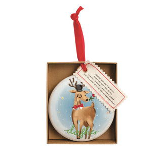 Santa's Reindeer Ornament