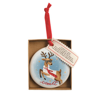 Santa's Reindeer Ornament