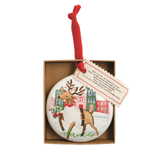 Santa's Reindeer Ornament
