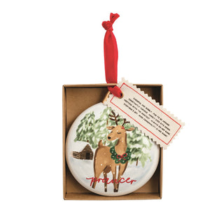 Santa's Reindeer Ornament