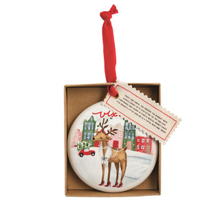 Santa's Reindeer Ornament