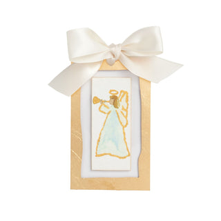 Gold Nativity Ornament