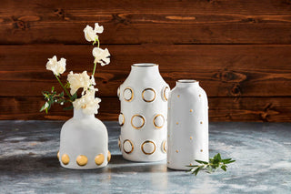 Gold Ceramic Vases