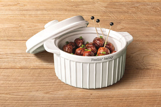 Meatball Dish & Toothpick Set