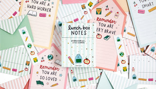 Lunch Box Stationery Notes Set