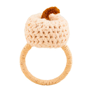 Pumpkin Crochet Napkin  Ring
