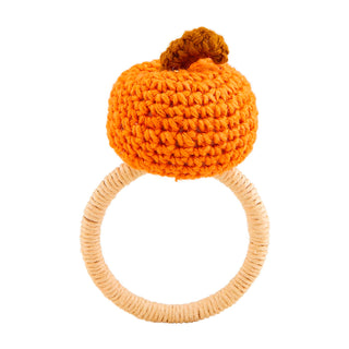 Pumpkin Crochet Napkin  Ring