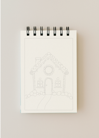A little bit of christmas - mini watercoloring book