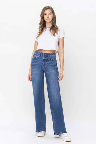 90'S Vintage Super High Rise Loose Fit Jeans