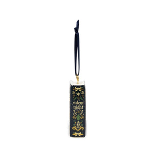 Ceramic Book Ornament, Silent Night