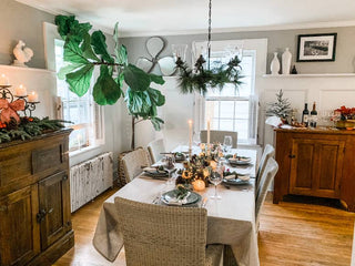 70"Lighted Artificial Grey green Eucalyptus Garland seeded