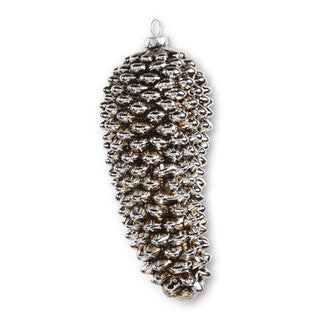 Antique Silver Pinecone Ornament