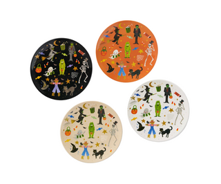 Halloween Parade Melamine Dessert Plates
