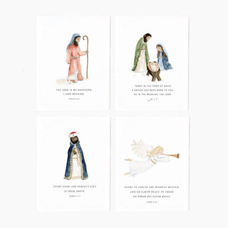 Nativity scripture assorted notecard set