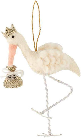 Gray Stork Ornament