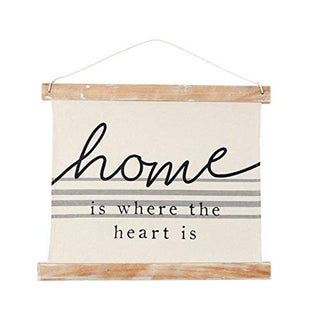 Home is where the heart is Fabric Hanger