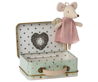 Angel Mouse In Suitcase