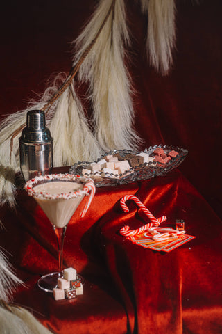 White Chocolate Candy Cane Martini Mixer Kit, Holiday