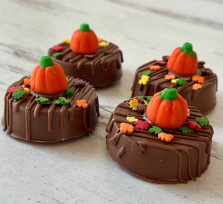 Fall Halloween Pumpkin Patch Chocolate Covered Oreos