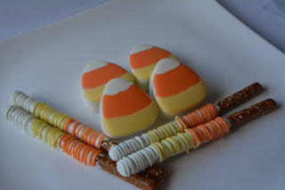 Halloween and Fall Chocolate Covered Pretzels (2 pack)