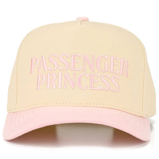 C.C PASSENGER PRINCESS Letter on Two Tone Trucker Hat