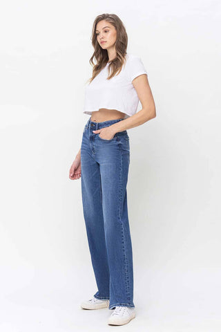 90'S Vintage Super High Rise Loose Fit Jeans