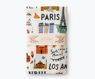 Bon Voyage Tea Towel
