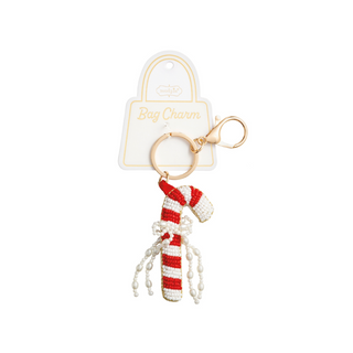 Holiday Beaded Bag Charm