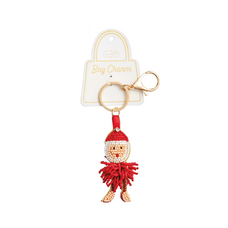 Holiday Beaded Bag Charm