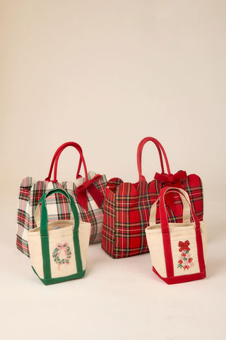 Holiday Beaded Mini Tote