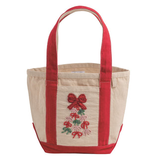 Holiday Beaded Mini Tote