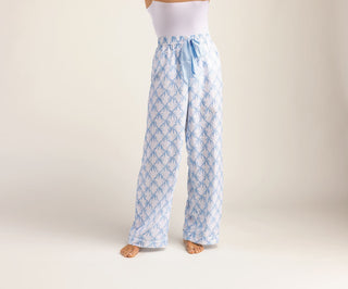 Blue Bow Pajama Pants