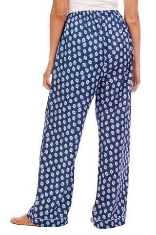 Navy Floral Pajama Pants