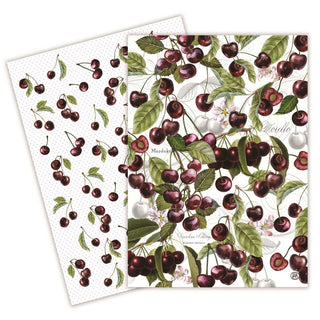 Dark Cherry Kitchen Towel Set of 2