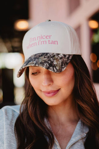 I'm Nicer When I'm Tan Hat