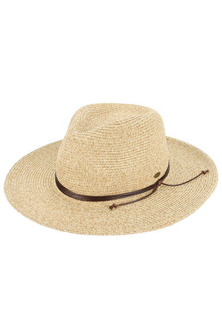 C.C String Trim Band Panama Sun Hat