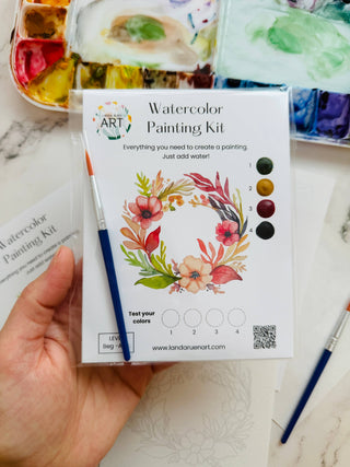 Fall Wreath Watercolor Kit
