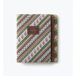 Paisley Stitched Notebook Set
