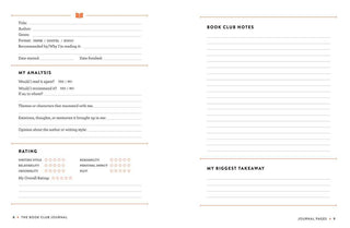 Book Club Journal by Adams Media