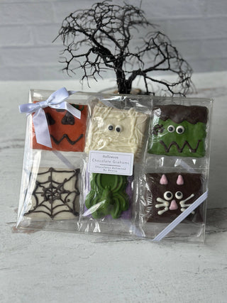 Halloween Spooky Chocolate Covered Graham Cracker Set