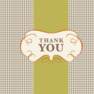Thank You Book - Polka Dot Cover