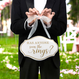 Ring Bearer Where are the Rings Sign