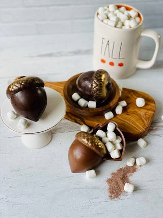 Halloween and Fall Hot Chocolate Bomb Acorn, Hot Cocoa