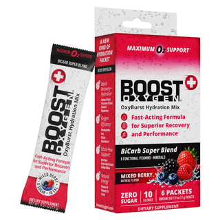 Boost Oxygen BiCarb Hydration Mix | Mixed Berry, 6 Pack