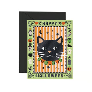 Spooky Cat Halloween Card