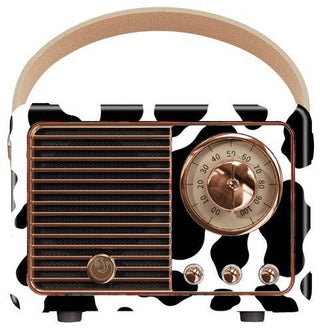 Cow Print Vintage Speaker