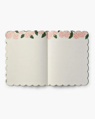 2027 Pink Hydrangea 12-Month Academic Appointment Notebook