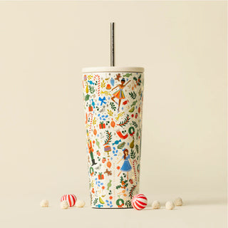 Cold Cup 24oz  Rifle Paper Nutcracker