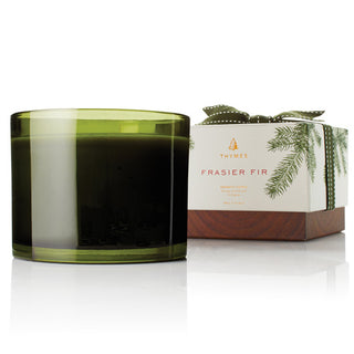 Frasier Fir Frosted Green 3 Wick Poured Candle