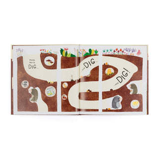 Jellycat Muswell Mole and the Buried Treasure Book